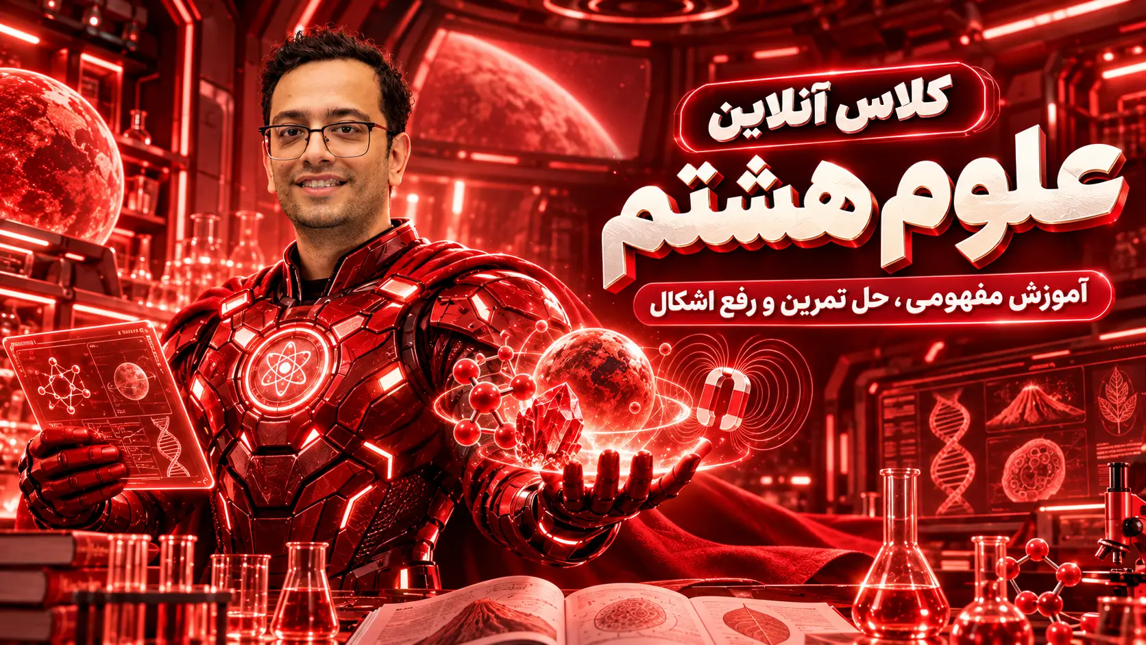 کلاس آنلاین علوم هشتم | آموزش مفهومی، حل تمرین و رفع اشکال