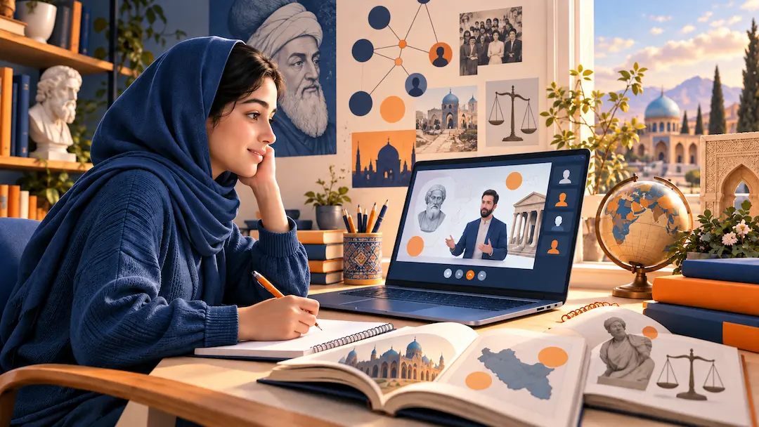کلاس کنکور آنلاین برای رشته انسانی | آمادگی کنکور ۱۴۰۶