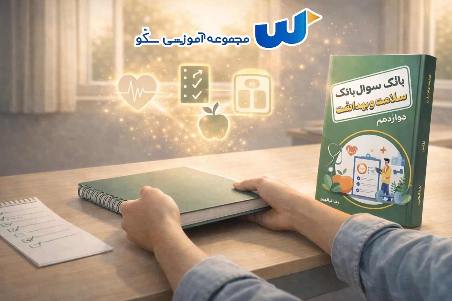 نمونه امتحان سلامت و بهداشت دواردهم با پاسخنامه تشریحی